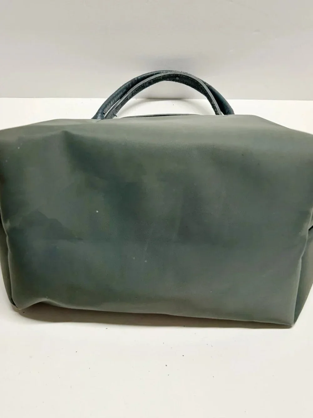 Dusty Green A4 Foldable Tote Bag, Casual Daily Shoulder Bag - Picture 6 of 7